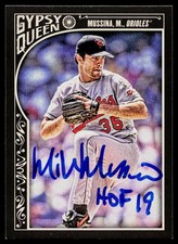 Mike Mussina SIGNED 2015 Topps Gypsy Queen #31 Baltimore Orioles AUTOGRAPH