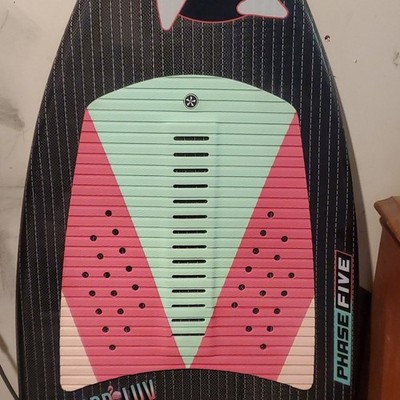 Phase Five Diamond Luv 51 Wakesurf Board Flamingo Graphic Handmade USA