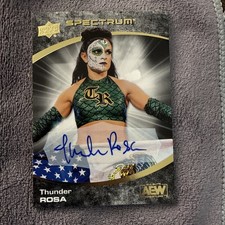 2021 Upper Deck AEW Spectrum #79 Thunder Rosa Dark Auto /25 SSP