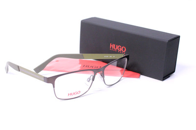 HUGO BOSS   HG0247 XMH   EYEGLASSES    GUNMETAL     SIZE: 56 - 16 - 140