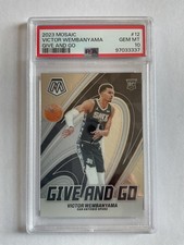2023-24 Panini Mosaic - Give and Go Victor Wembanyama #12 (RC) for