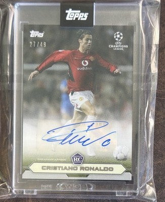 2020-21 Topps Lost Rookie AUTO - Cristiano Ronaldo /49 Autograph ORIGINAL