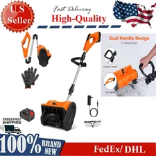 500W Cordless Snow Shovel Sleek Design w/ Blade for Effortless Snow Clearing