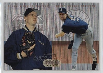 1995 Bowman's Best Mirror Image Refractor Billy Wagner Randy Johnson #14 HOF b5f