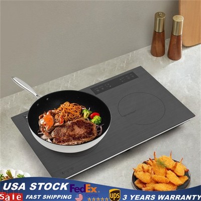 Portable Induction Cooktop Countertop Dual Cooker Burner Stove Hot Plate 4000W