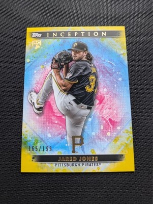 JARED JONES 2024 TOPPS INCEPTION ROOKIE YELLOW PIRATES RC /199 Q4060