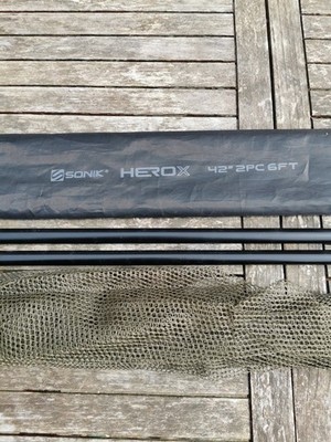 Sonik Herox 42in 2 Piece 6ft Landing Net.