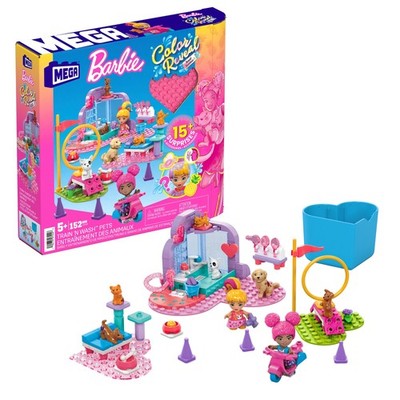 Mega Construx Barbie Color Reveal   Trainiere und kümmere dich um Haustiere