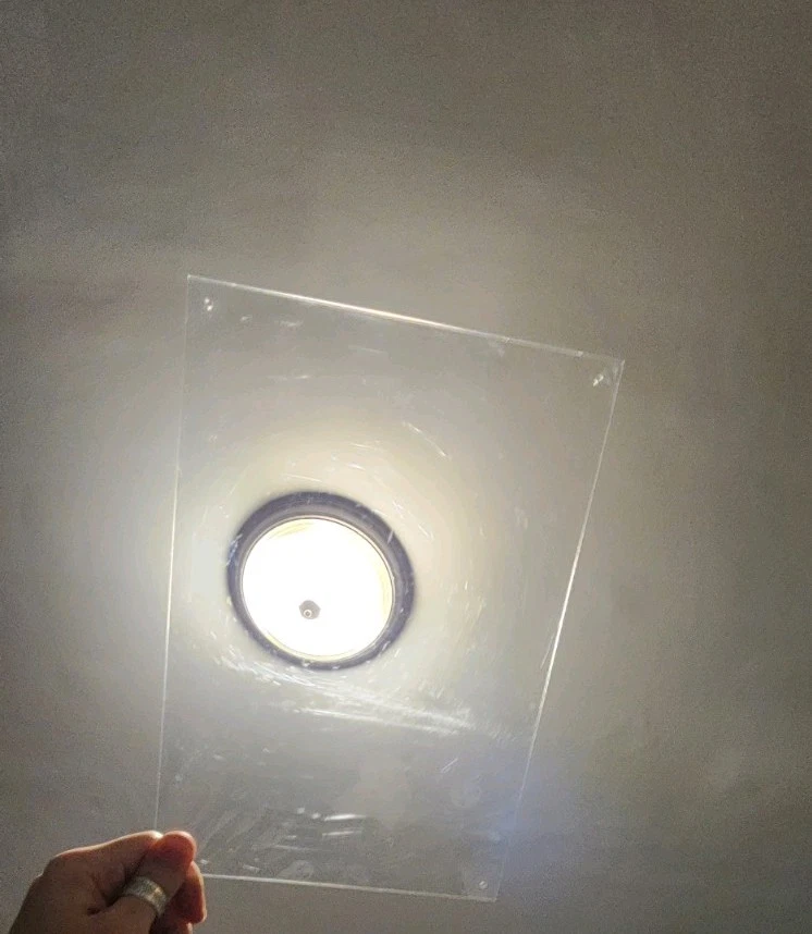 Acrylic Display case  11x7.125x8 USED READ DESCRIPTION - Image 3 of 4