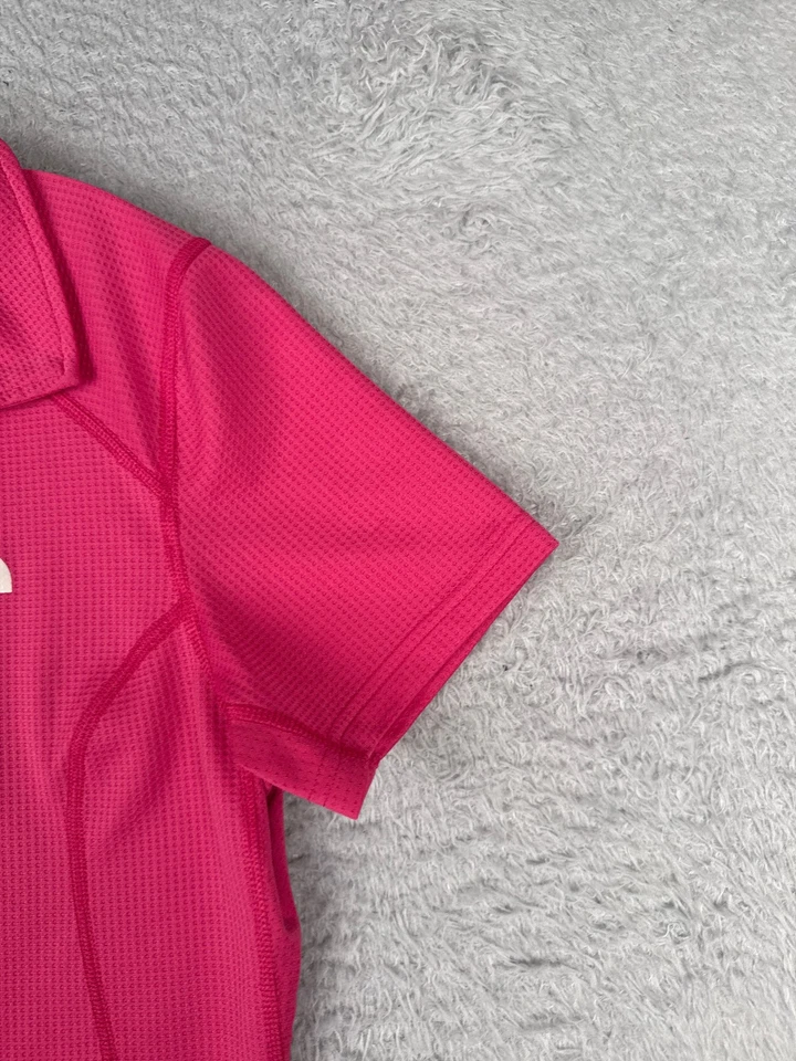 Camiseta de ciclismo The North Face para mujer extra grande rosa 1/4 cremallera poliéster vaporwick Foto 2 de 4