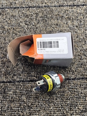 #ad GENERAC 0L2917C: Standby Generator Oil Pressure Switch Assembly 10PSI 1 4 18 NPT $19.99