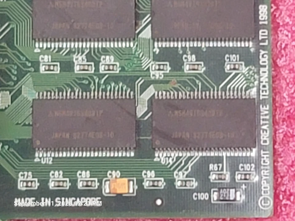 3DFX CT6760 Voodoo Banshee 16MB VGA PCI GPU Video Card Retro Gaming Working #U8D - Image 3 of 4