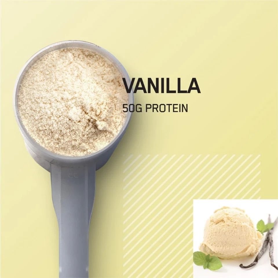 Proteína en polvo de vainilla 12 lb - 1260 calorías y nutrientes esenciales Foto 4 de 4