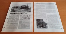 Neben- und Schmalspurbahnen - Sachsen A. / Dessau-Radegast-Köthener Bahn / 14 S.