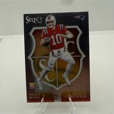 Panini Select Certified Drake Maye Rookie #3 New England Patriots NFL