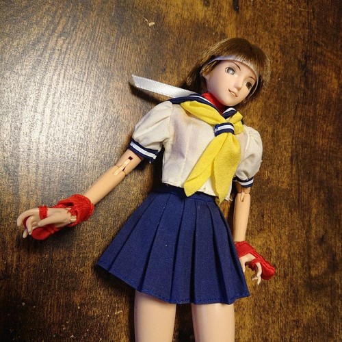 Mamachapp Toy CAPCOM Street fighter SAKURA Action FIGURE Doll －Super RARE NO BOX - Picture 5 of 9