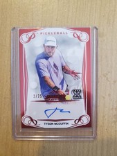 2023 Leaf Premier Pickleball RED autograph auto Tyson McGuffin 2/25