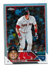 2023 Topps Chrome #174 Triston Casas Refractors ROOKIE RED SOX