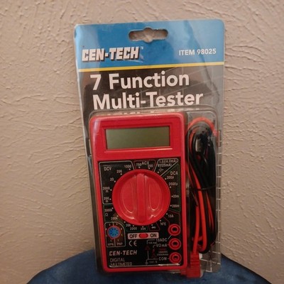 Cen-Tech 7 Function Multi-Tester Digital Multimeter