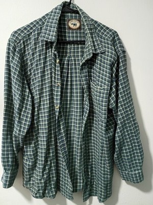 James river brand long sleeve men shirt XL cotton 