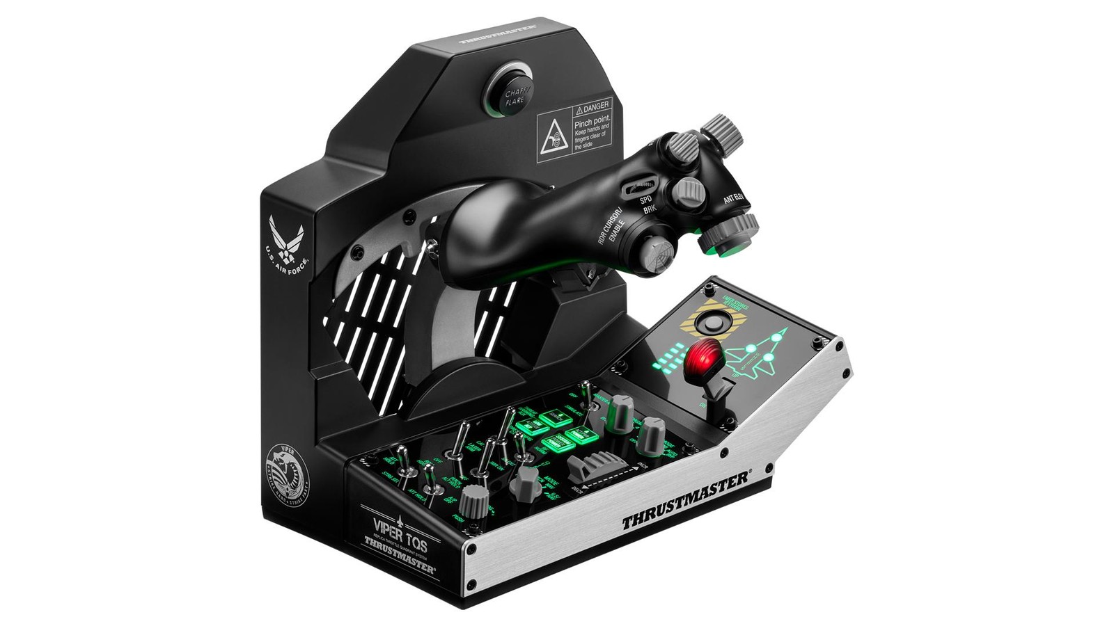 Thrustmaster VIPER TQS MISSION PACK Black USB Joystick + engine control lever