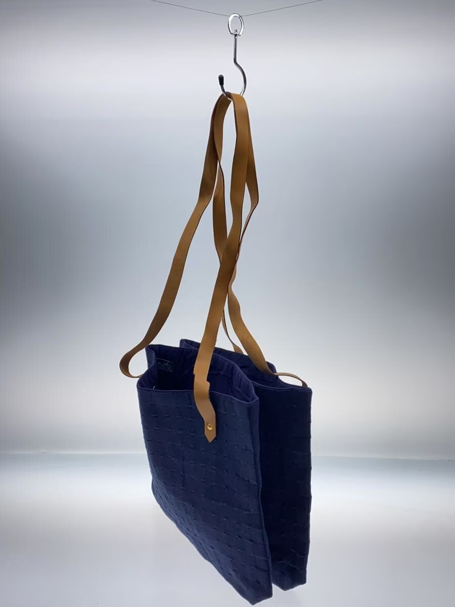 HERMES tote bag cotton NVY thumbnail 2