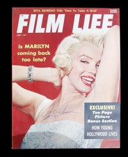 Marilyn Monroe Signed Film Life Magazine Rare Hollywood Legend Collectible