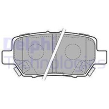 DELPHI Bremsbeläge Bremsbelegsatz hinten für Honda Legend IV Ford Ranger