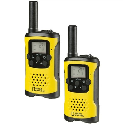 National Geographic 9111450 - Walkie-Talkies 2er-Set, Funkgeräte mit hoher...