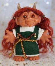 Custom 1960s Dam Viking Troll Doll - Ursa the Shield Maiden