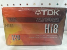 NEW SEALED TDK Premium Hi8 Cassettes - 2 Pack