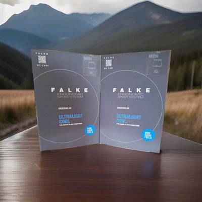 2er Pack: FALKE Ultralight Cool Boxer Men Funktionsboxershorts / XL / UVP: 64 