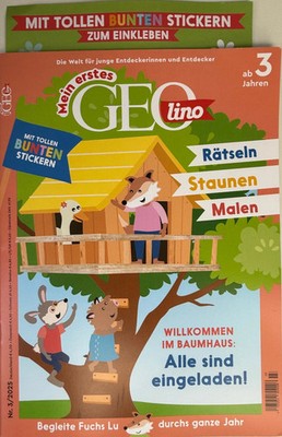 Mein erstes GEOlino Magazin Zeitschrift Nr. 3/25 NEU UNGELESEN Gruner & Jahr