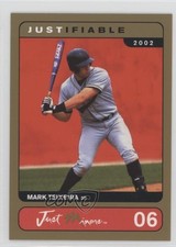 2002 Just Minors Justifiable Prototypes Gold Mark Teixeira #J02 g8k