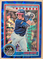 2025 Panini USA Stars & Stripes CADEN BODINE /13 SSP Blue Lightning card Orioles