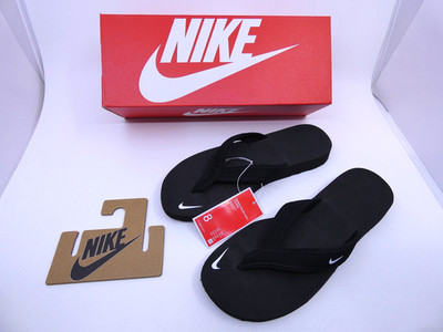Nike Women's Celso Girl Thong 'Black' Slides Flip-Flop Sandals 314870-011 Sz 8