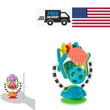 Teethe and Twirl Sensation Station 2 in 1 Suction Cup Toy for Baby Development