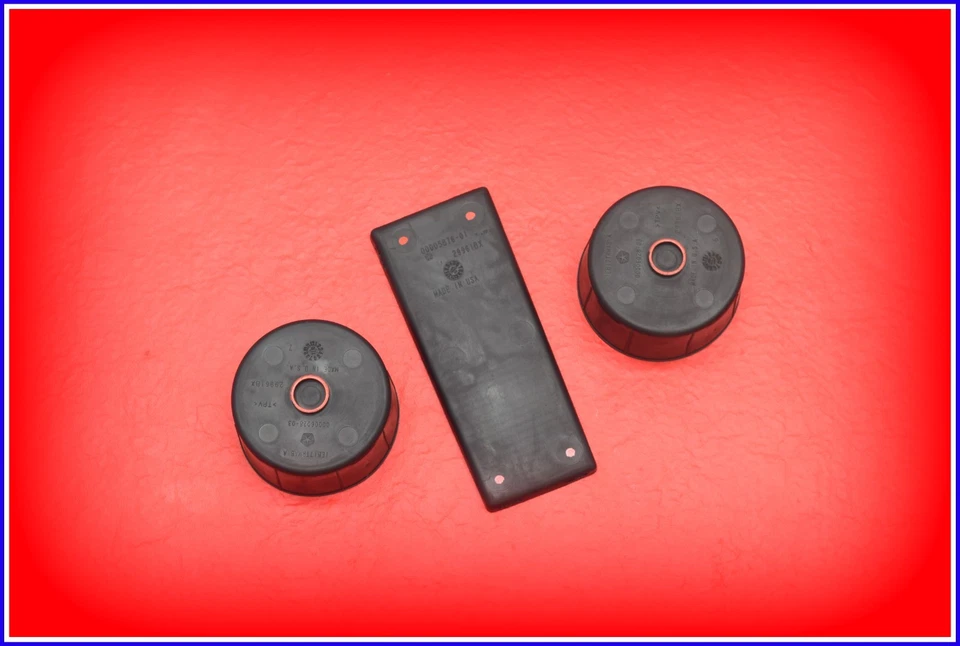 2009–2012 Dodge Ram 1500 2500 3500 OEM Center Console Rubber Cupholder Inserts 3 - Image 2 of 2