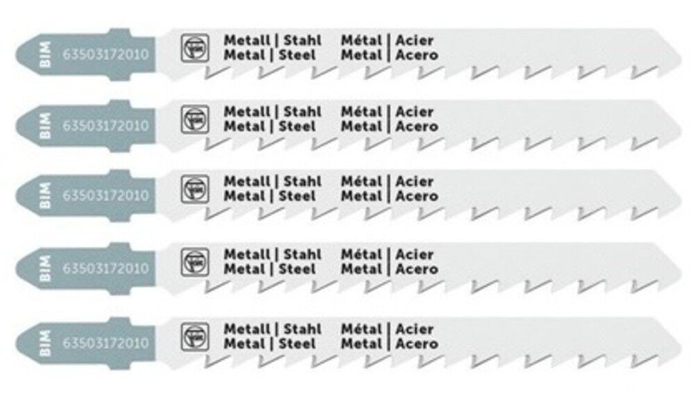 3-дюймовые биметаллические лезвия для лобзика Fein 10-16 Tpi 5 упаковок 4690₽