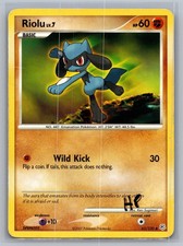 Riolu 61/130 Uncommon Diamond & Pearl Pokemon Heavily Played on eBay