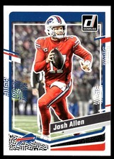Josh Allen 2023 Donruss #32 Buffalo Bills NFL READ FREE SHIPPING AutographDen