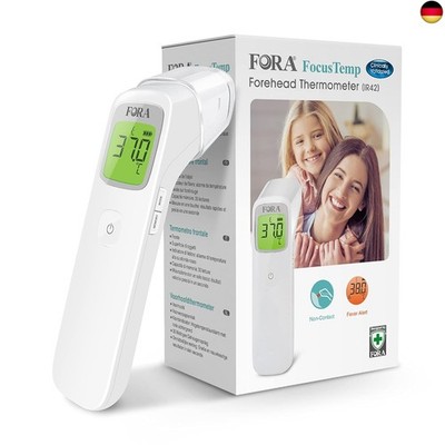 FORA IR42 Stirnthermometer - Infrarot Fieberthermometer, Kontaktlos, Sofortige