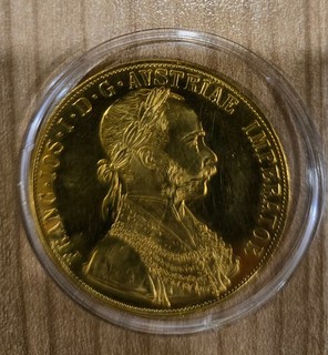 4 fach Dukat Goldmünze 1915 Österreich Ungarn Franz Joseph I.