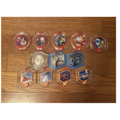 Disney Infinity Power Discs and 3 play sets