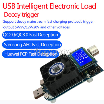 Constant Current Electronic Load  QC3.0 AFC FCP Battery Testser Capacity meter D