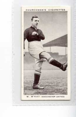 (Jh2709) CHURCHMAN,ASSOCIATION FOOTBALLERS,M'KAY-MANCHESTER UNITED,1938,#26