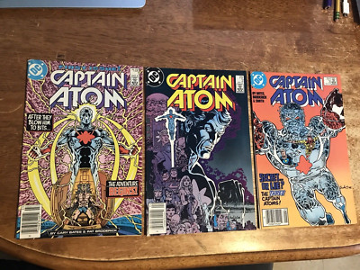 Captain Atom 1987 D.C. Comics Lot 1-4,6x2,7 All Newsstand Cary Bates/ Broderick