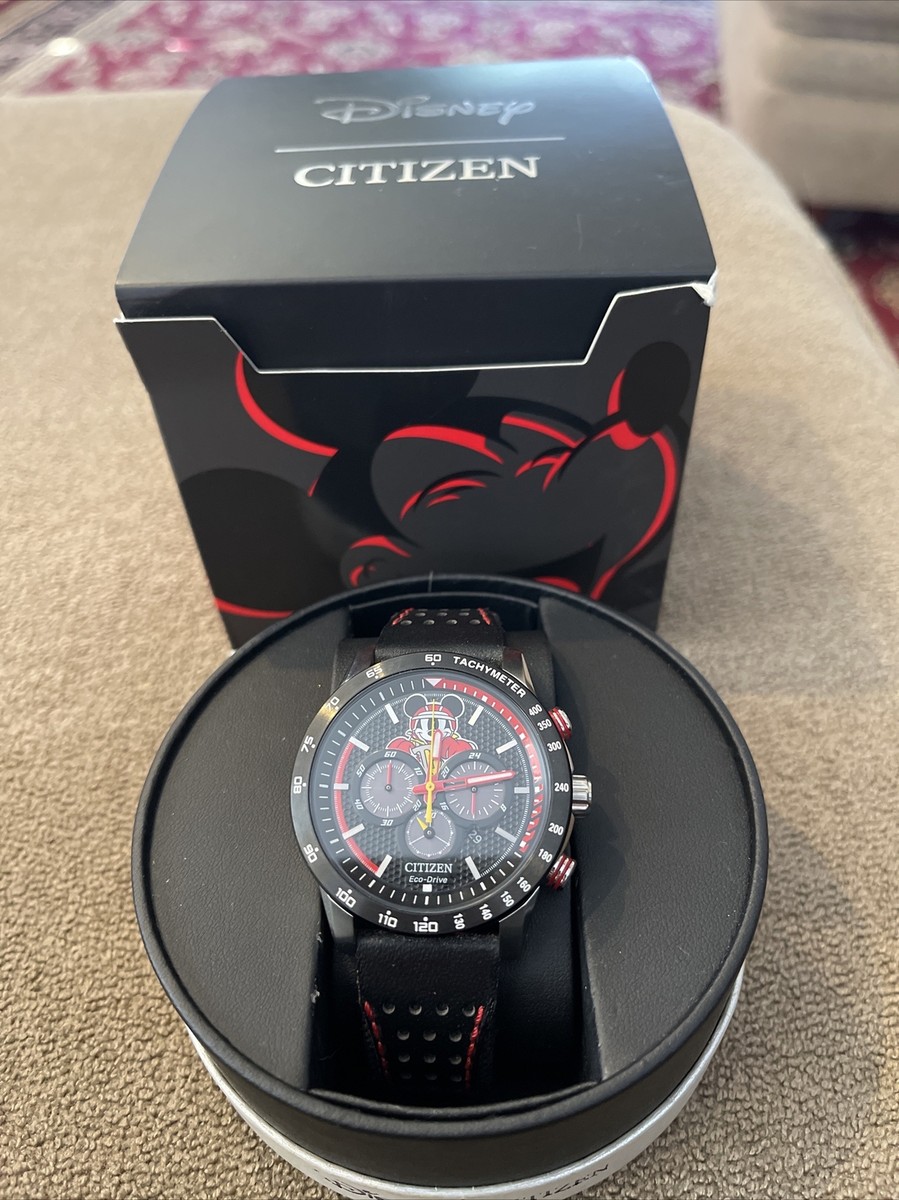 Citizen Eco-Drive Disney Mickey Mouse Racer Chronograph Watch