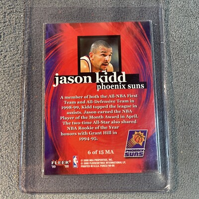 2000 Fleer Force Basketball Jason Kidd Mission Accomplished 2000 Fleer Force Basketball Jason Kidd Mission Accomplished