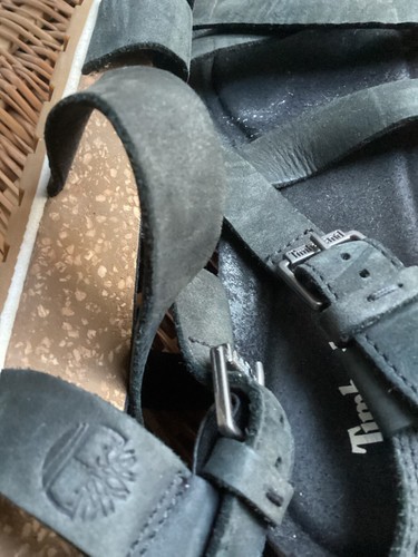 Sandalias informales para caminar Timberland Malibu Waves correa corcho talla 39,5 UK6,5 negras - Imagen 4 de 5